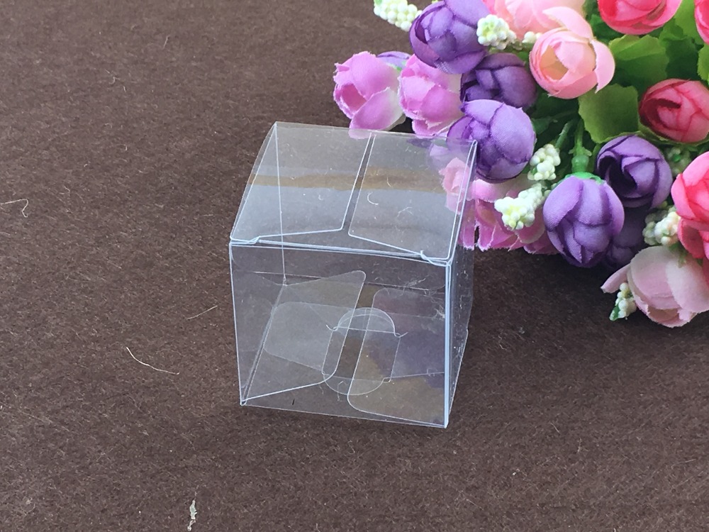Event Party Box - Boîtes en plastique pvc transparent, 50