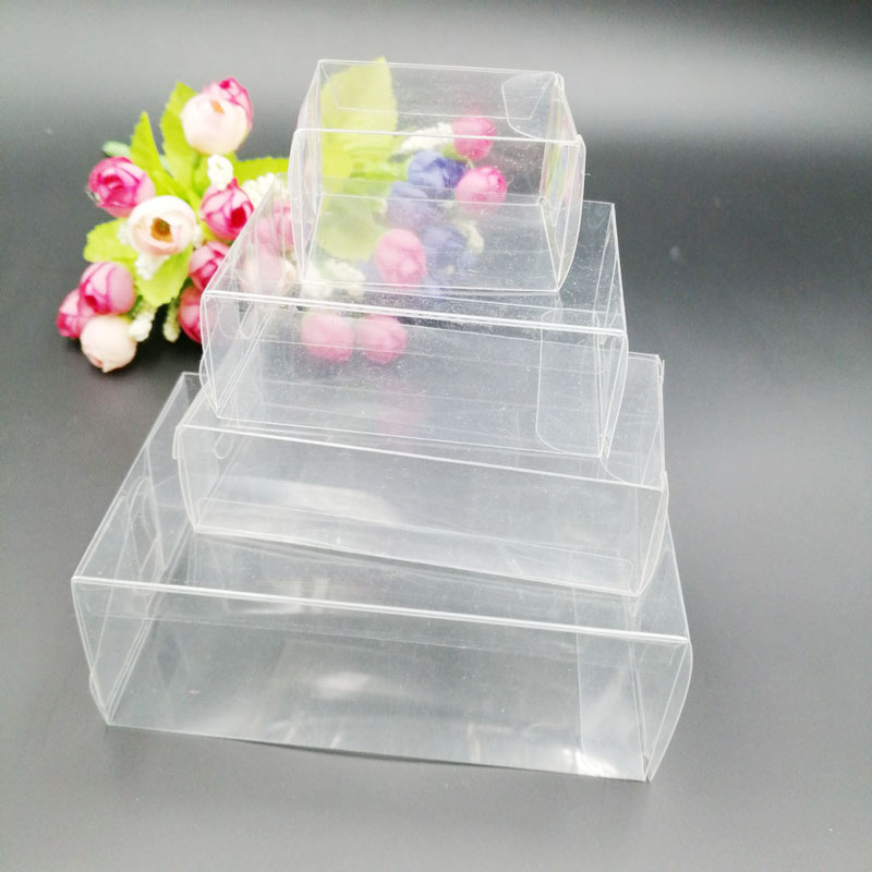 Event Party Box - Boîte en plastique transparente rectangulaire ABC,