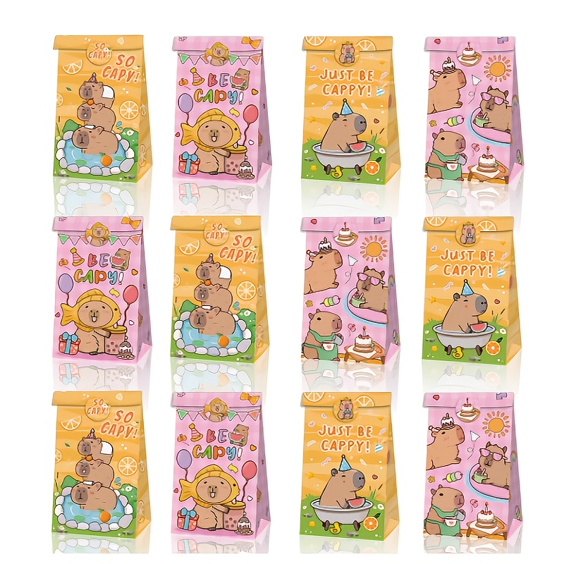 Sacs à bonbons Capybara, 12/24 - Event Party Box avis et prix