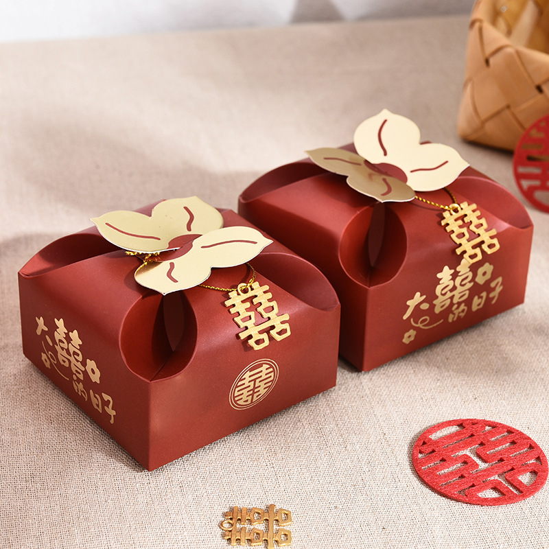 50 boîtes cadeaux portables or - Event Party Box avis et prix